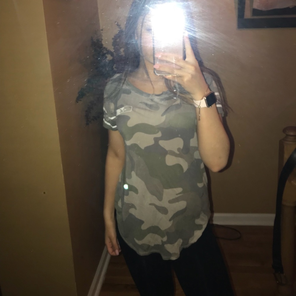 Hollister camouflage shirt